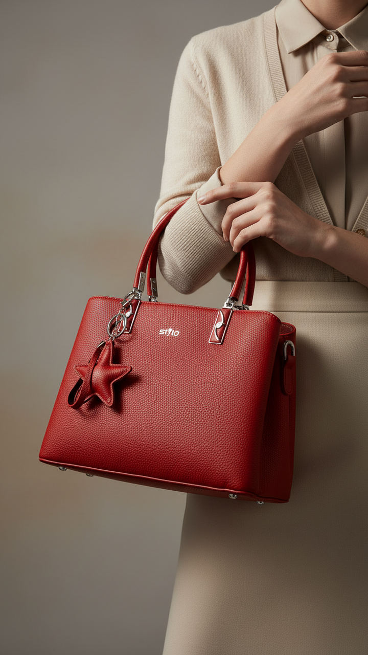 Red Formal Hand Bag P36263