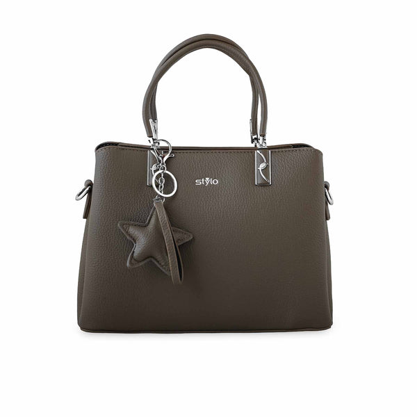 Khaki Formal Hand Bag P36263