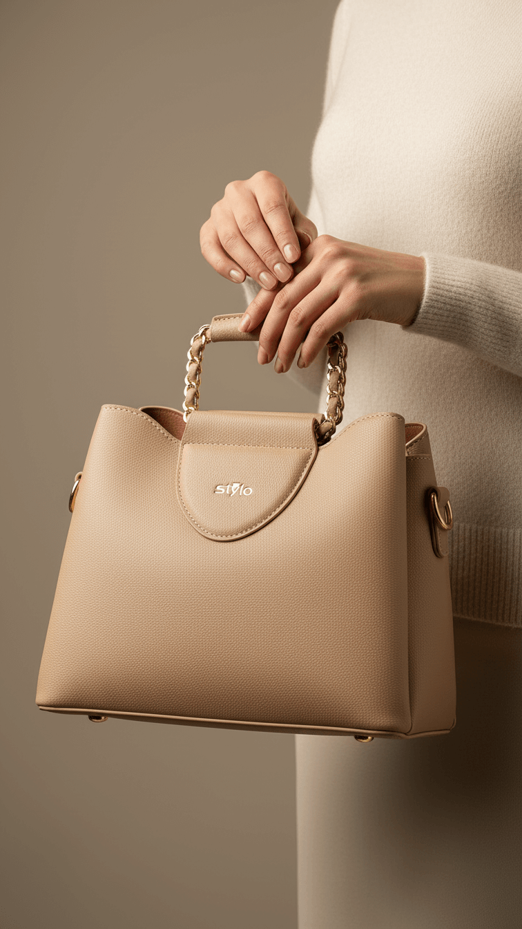 Apricot Formal Hand Bags P36266