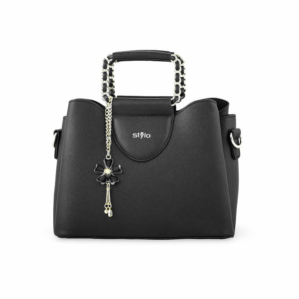 Black Formal Hand Bag P36266