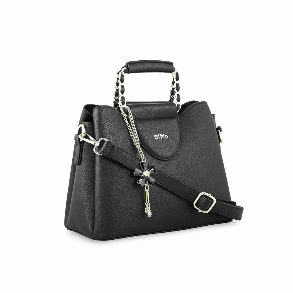 Black Formal Hand Bag P36266
