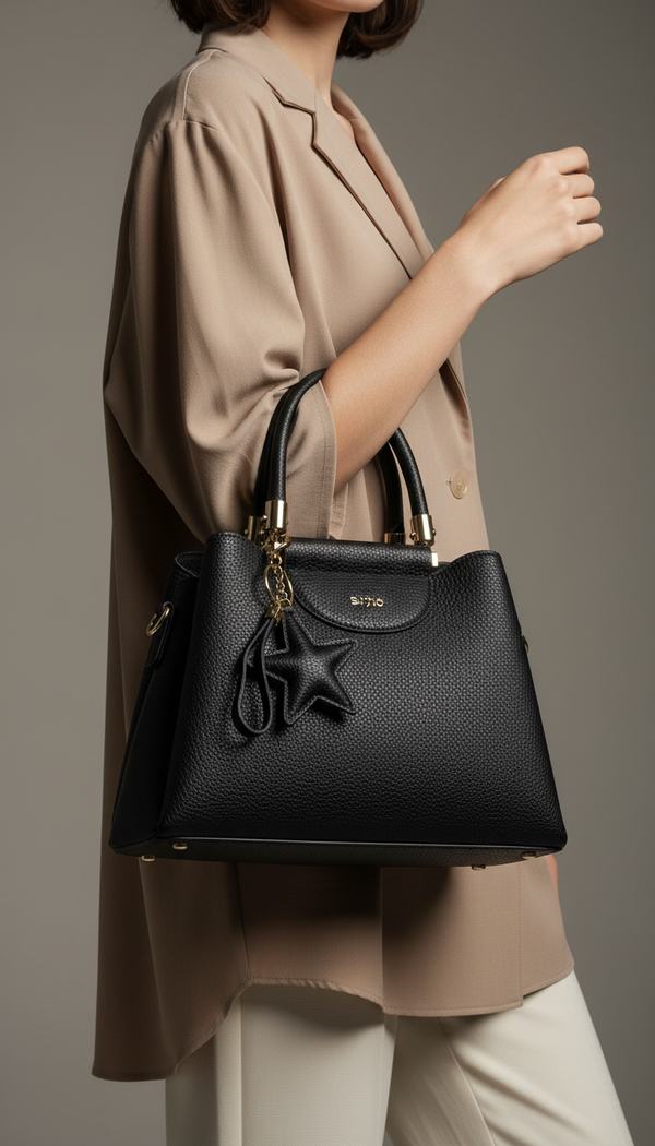 Black Formal Hand Bag P36272