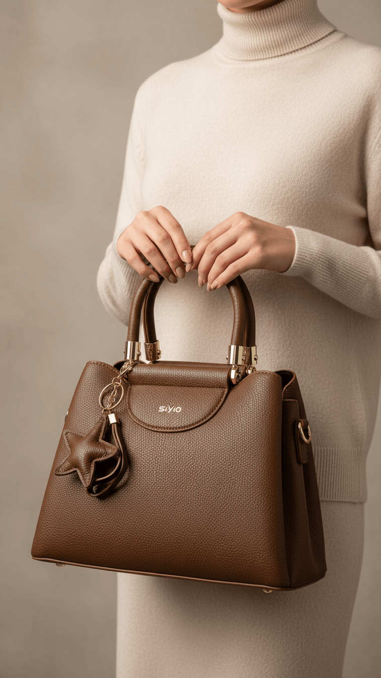 Brown Formal Hand Bag P36272