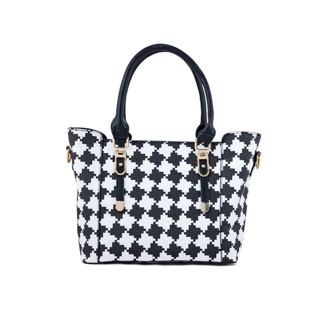 White Formal Hand Bag P36273