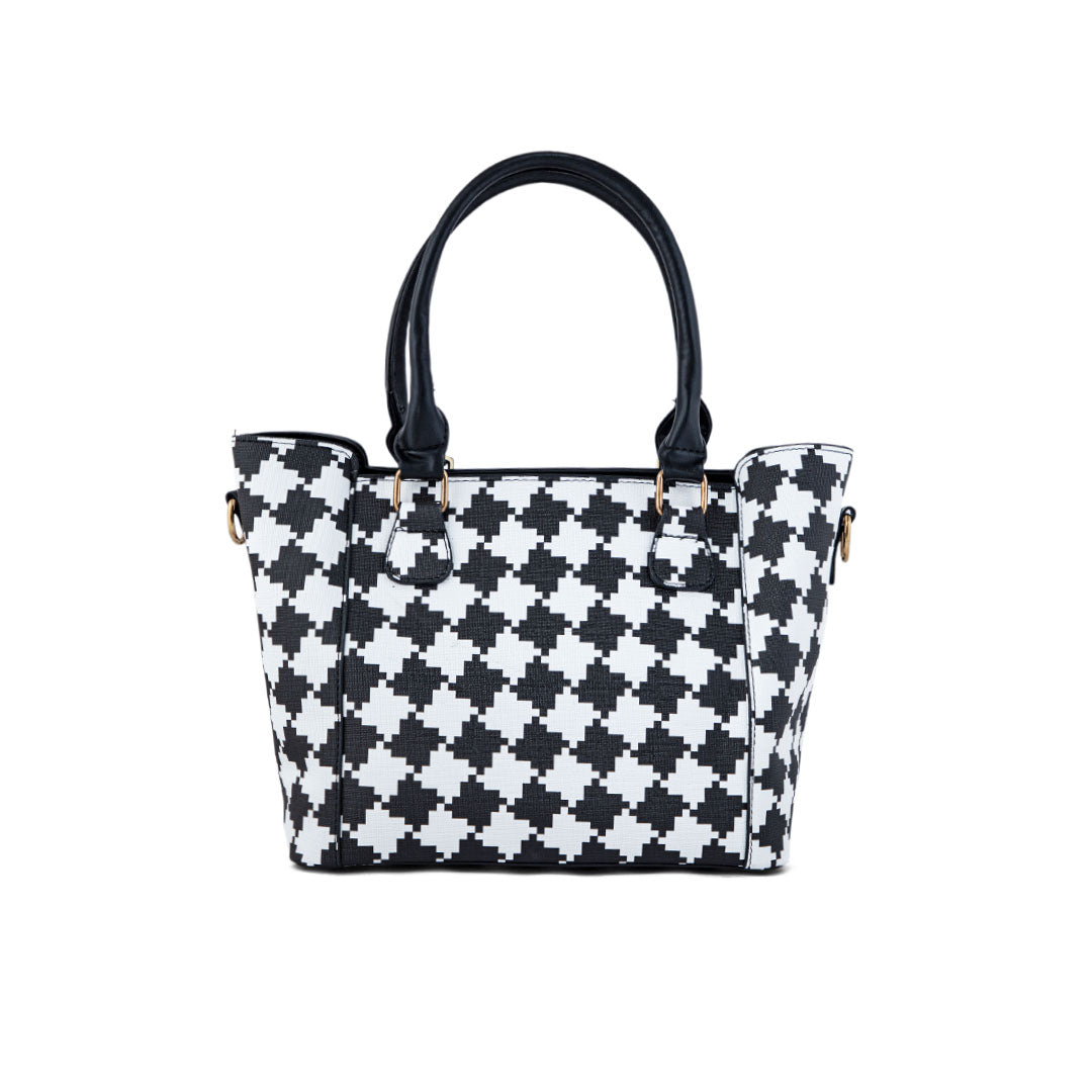 White Formal Hand Bag P36273