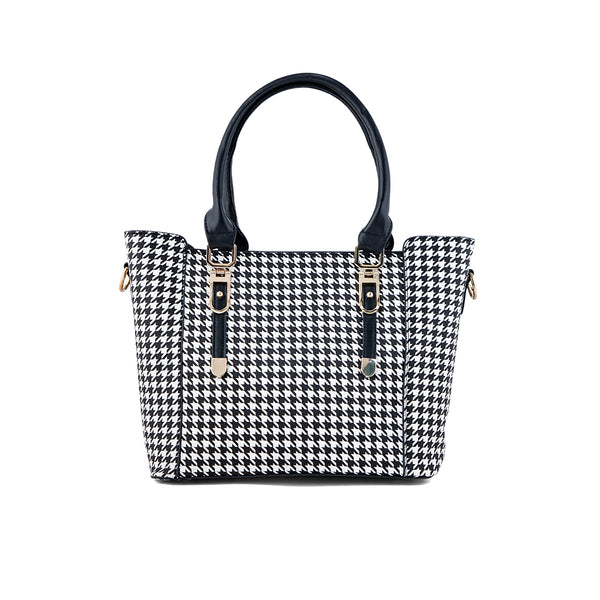 Blkwht Formal Hand Bag P36273