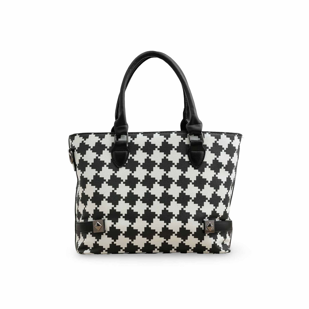 White Formal Hand Bag P36274