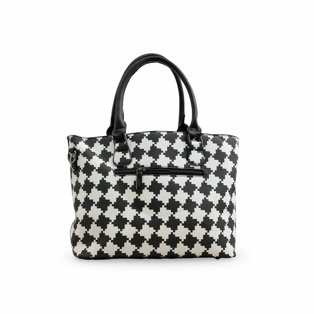 White Formal Hand Bag P36274