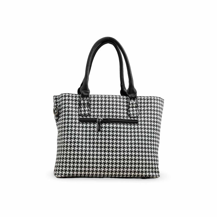 Blkwht Formal Hand Bag P36274