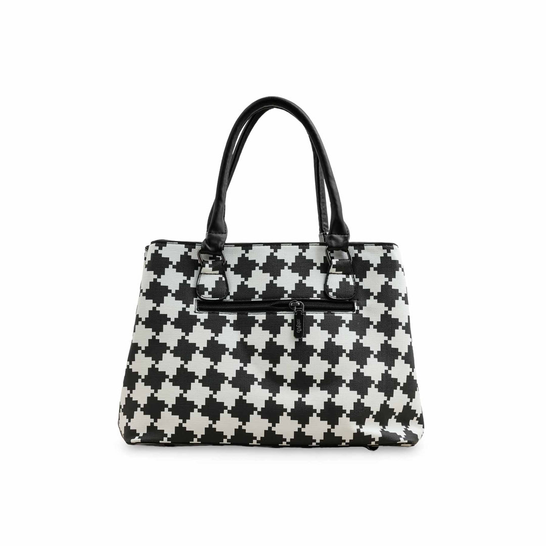 White Formal Hand Bag P36275