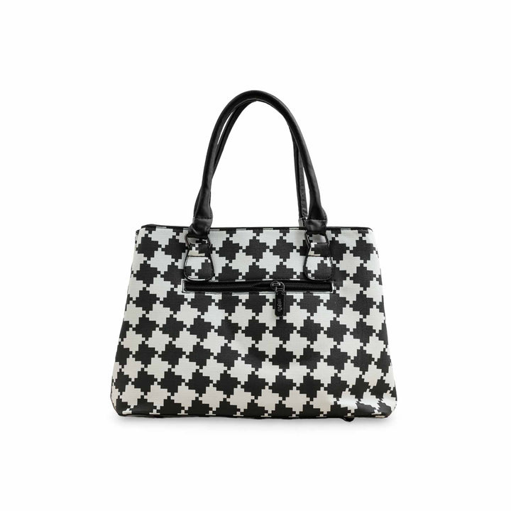 White Formal Hand Bag P36275