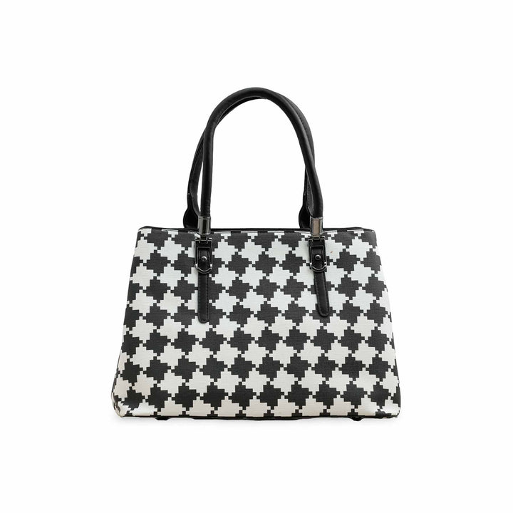 White Formal Hand Bag P36275