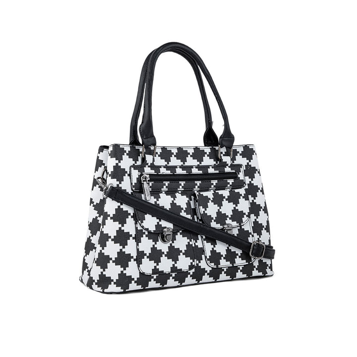 White Formal Hand Bag P36276