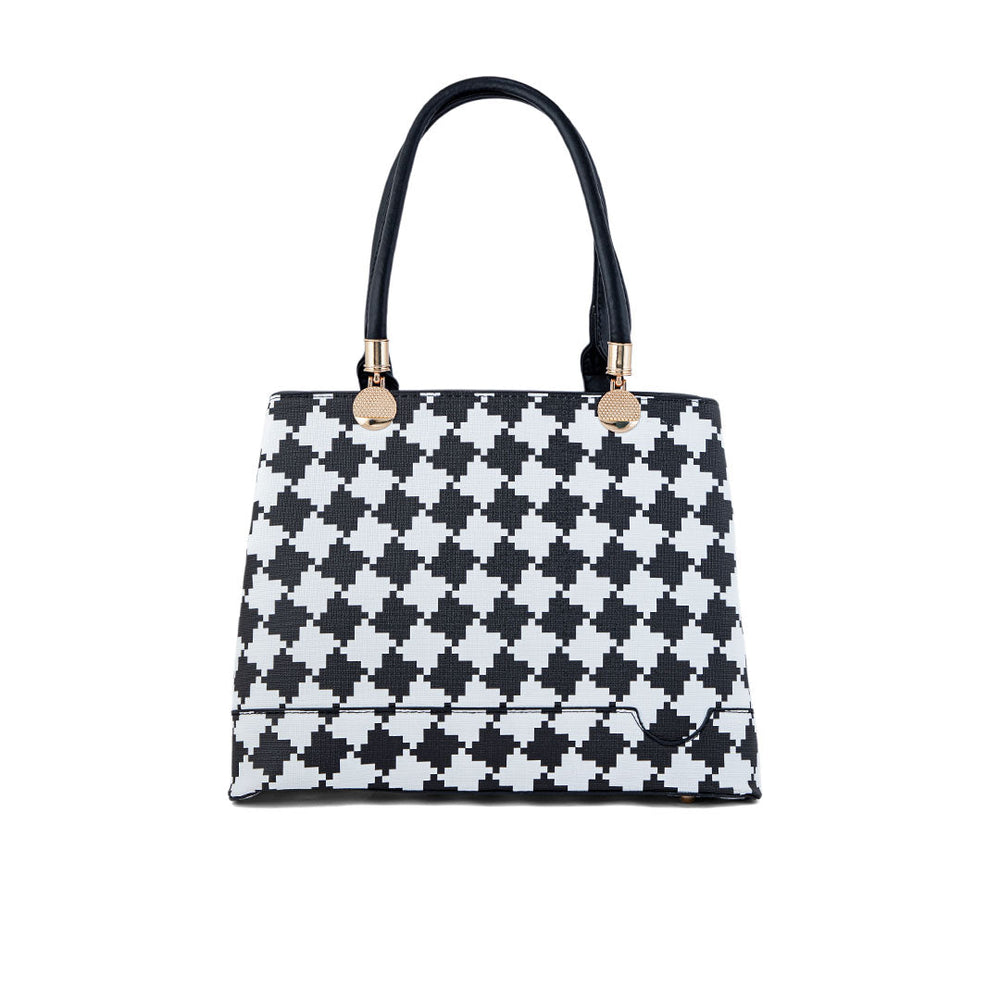 White Formal Hand Bag P36278