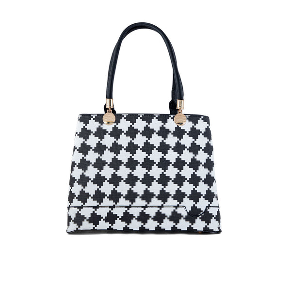 White Formal Hand Bag P36278