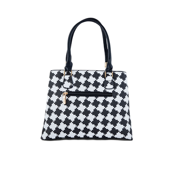 White Formal Hand Bag P36278