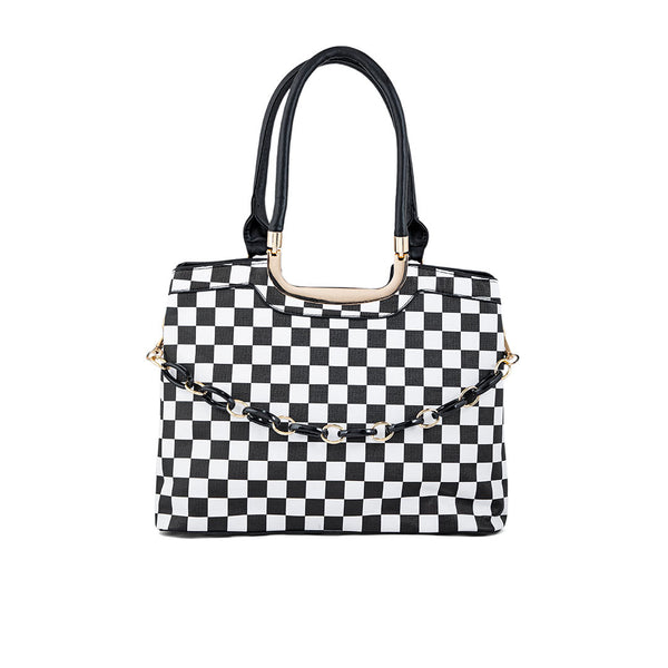 Blkwht Formal Hand Bag P36280