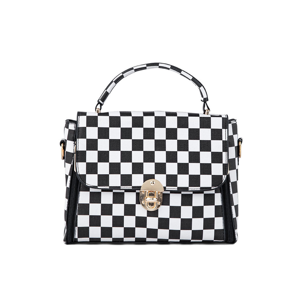 Blkwht Formal Hand Bag P36281