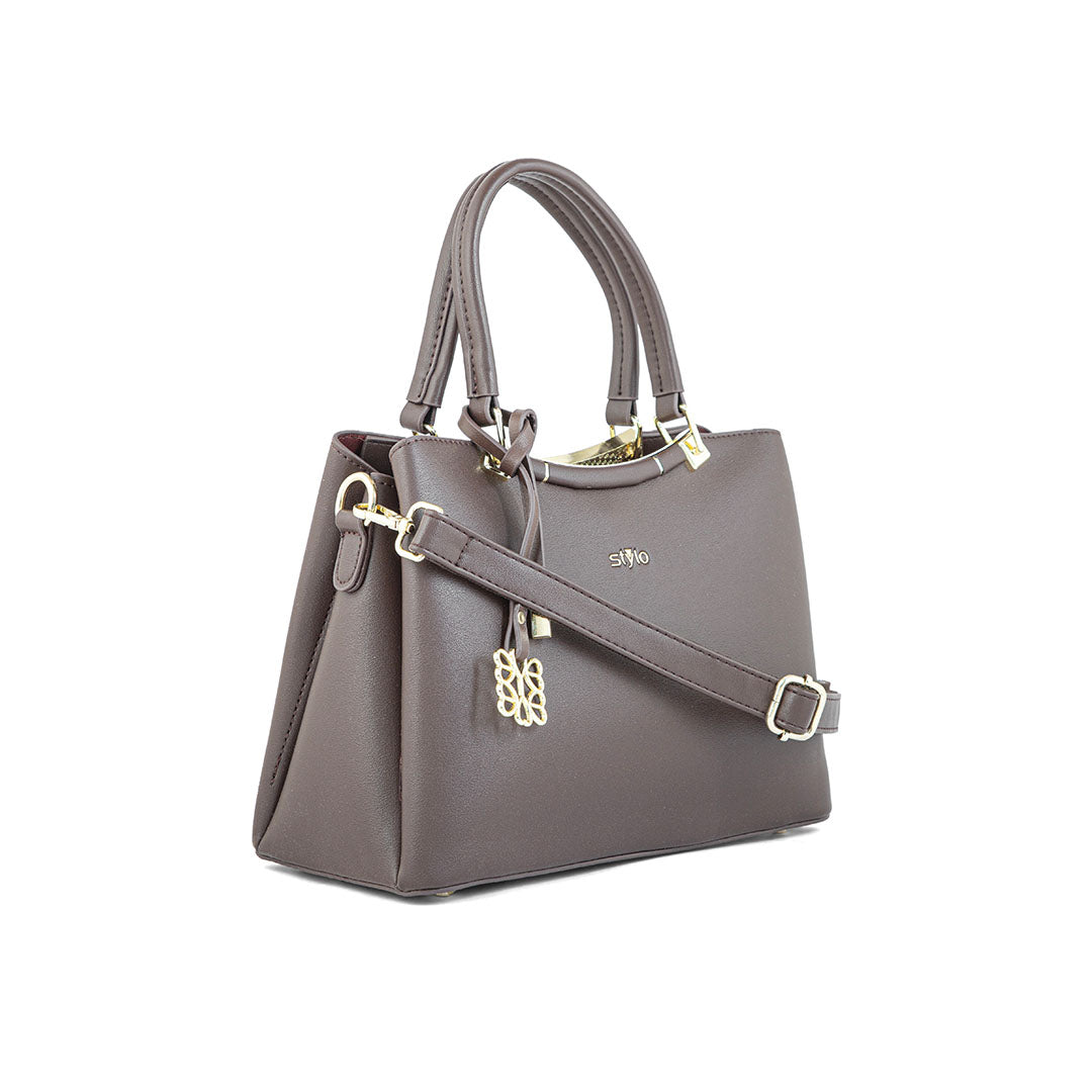 Brown Formal Hand Bag P36283
