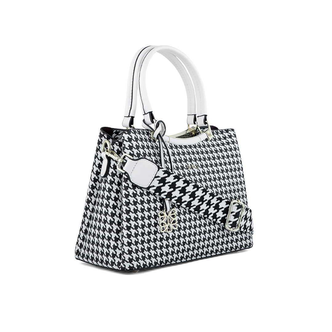 White Formal Hand Bag P36283