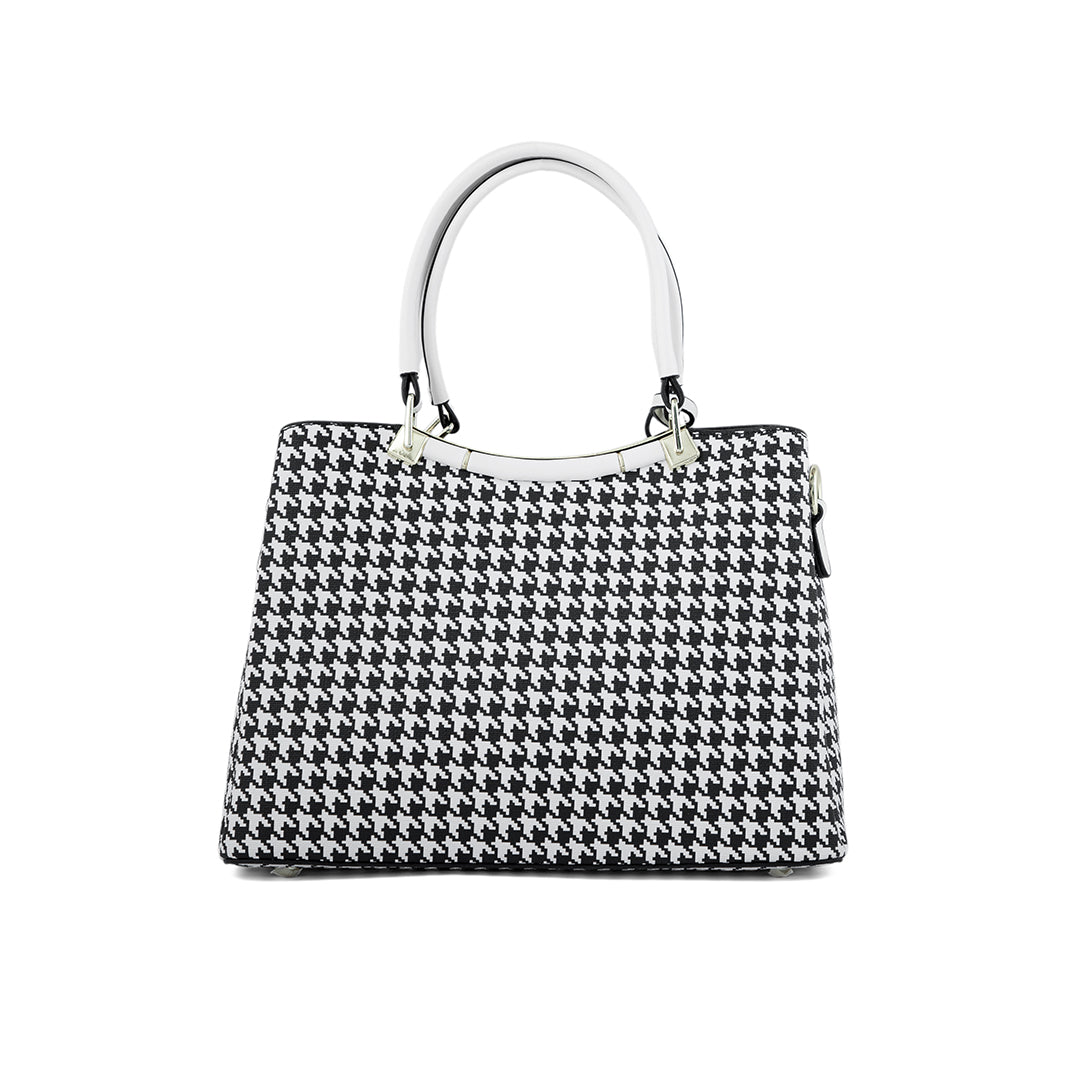 White Formal Hand Bag P36283