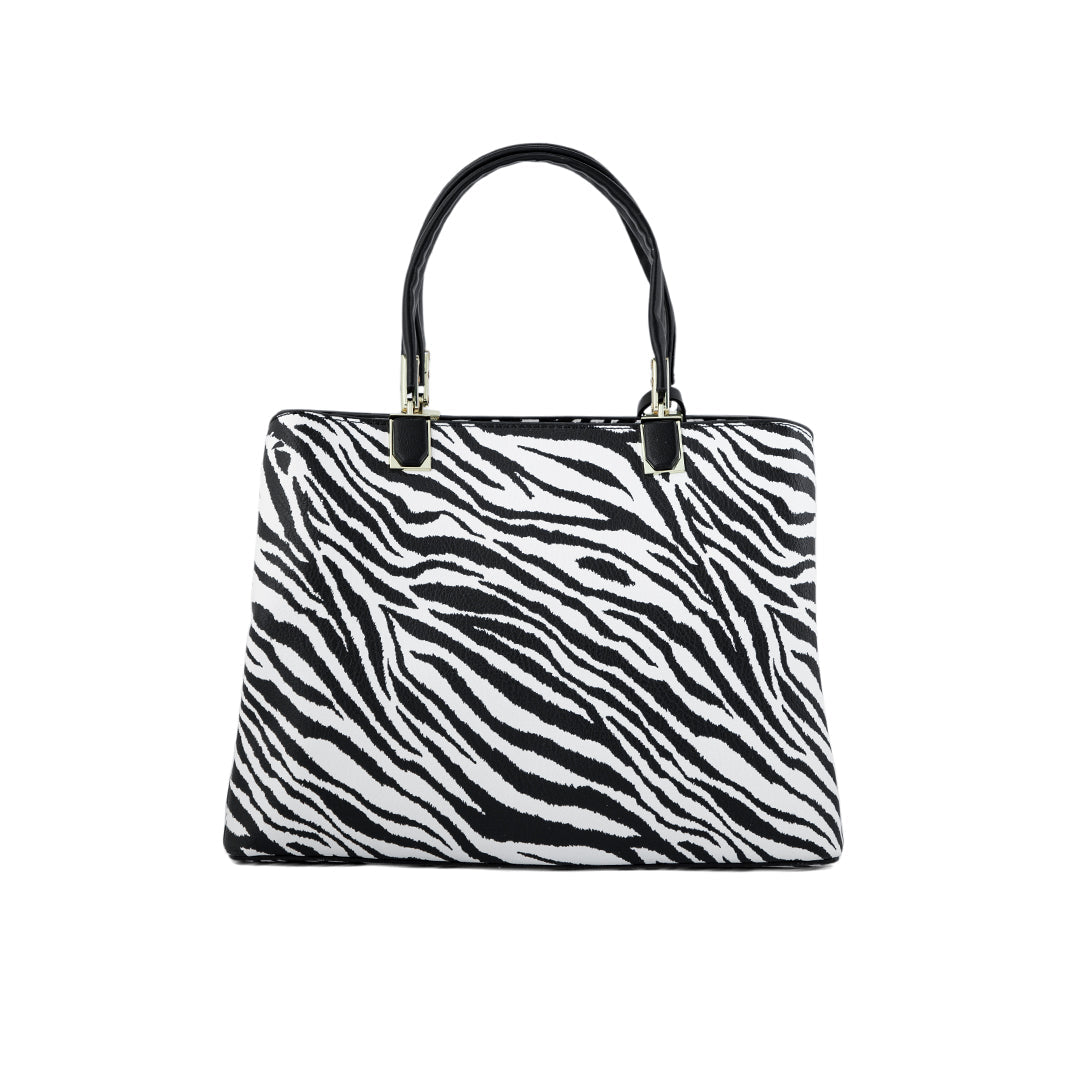 Blkwht Formal Hand Bag P36284