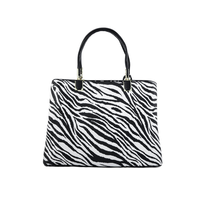 Blkwht Formal Hand Bag P36284