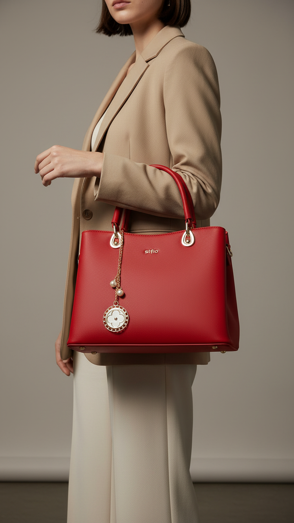 Red Formal Hand Bag P36285