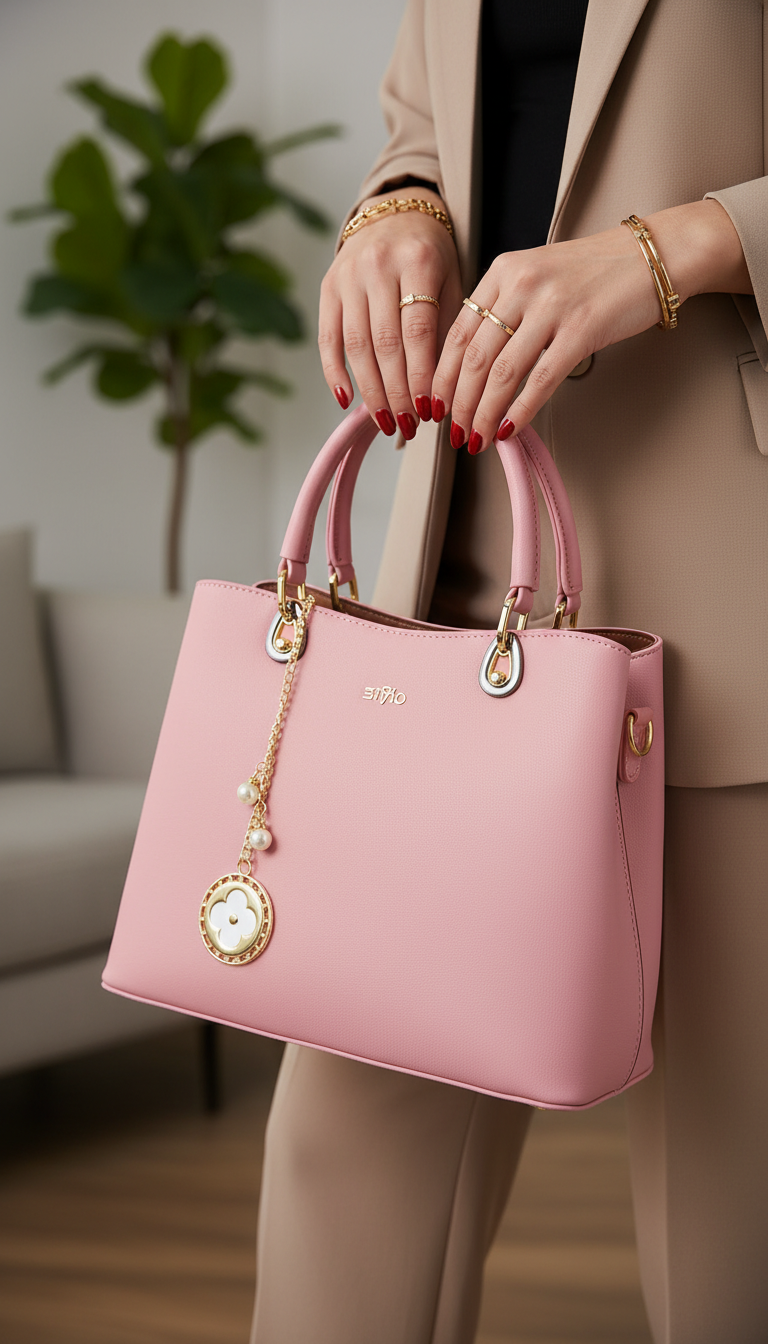 Pink Formal Hand Bag P36285