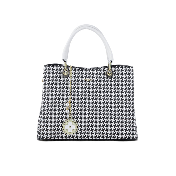 White Formal Hand Bag P36285