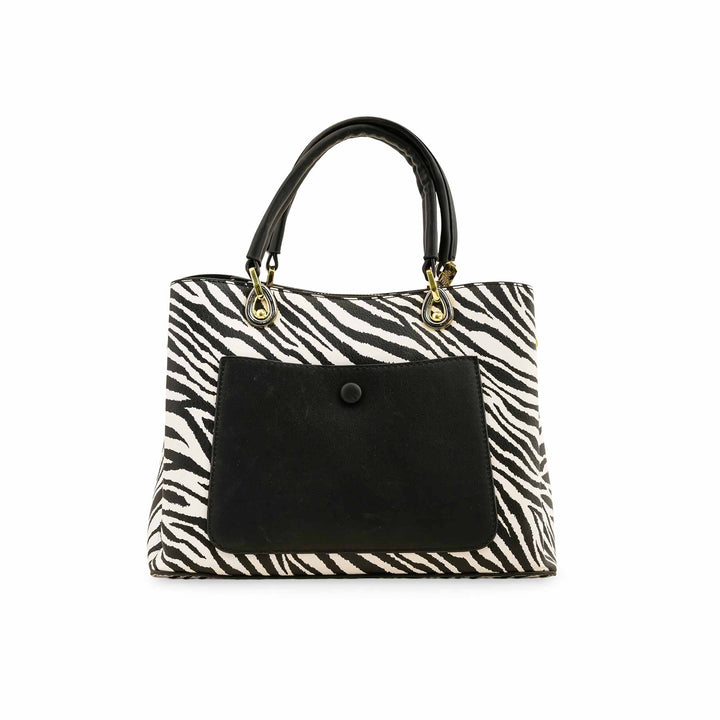 Blkwht Formal Hand Bag P36285