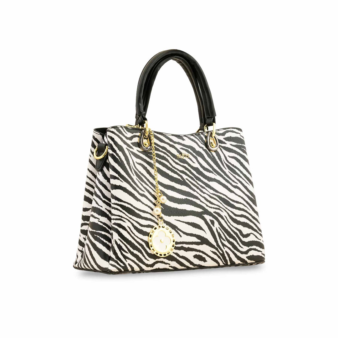 Blkwht Formal Hand Bag P36285