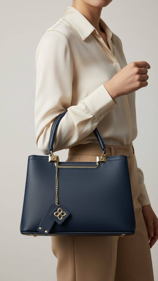 Blue Formal Hand Bag P36286