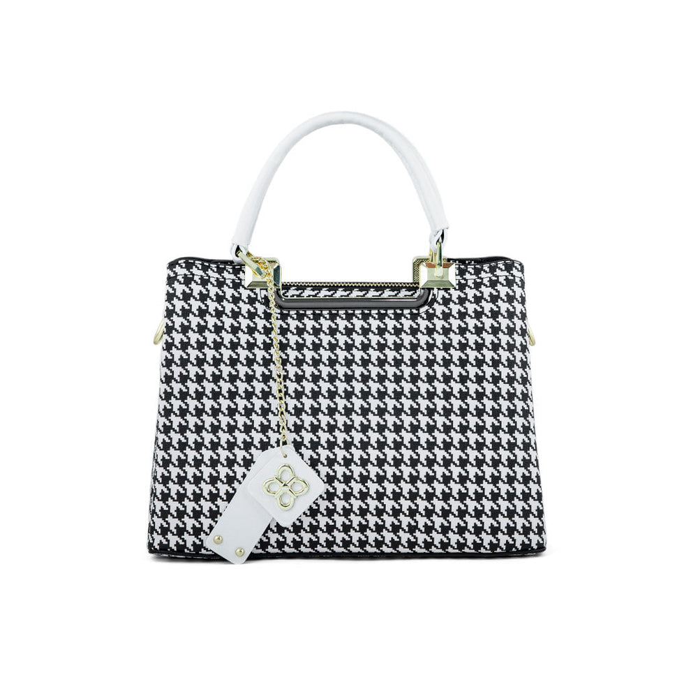 White Formal Hand Bag P36286