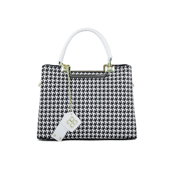White Formal Hand Bag P36286