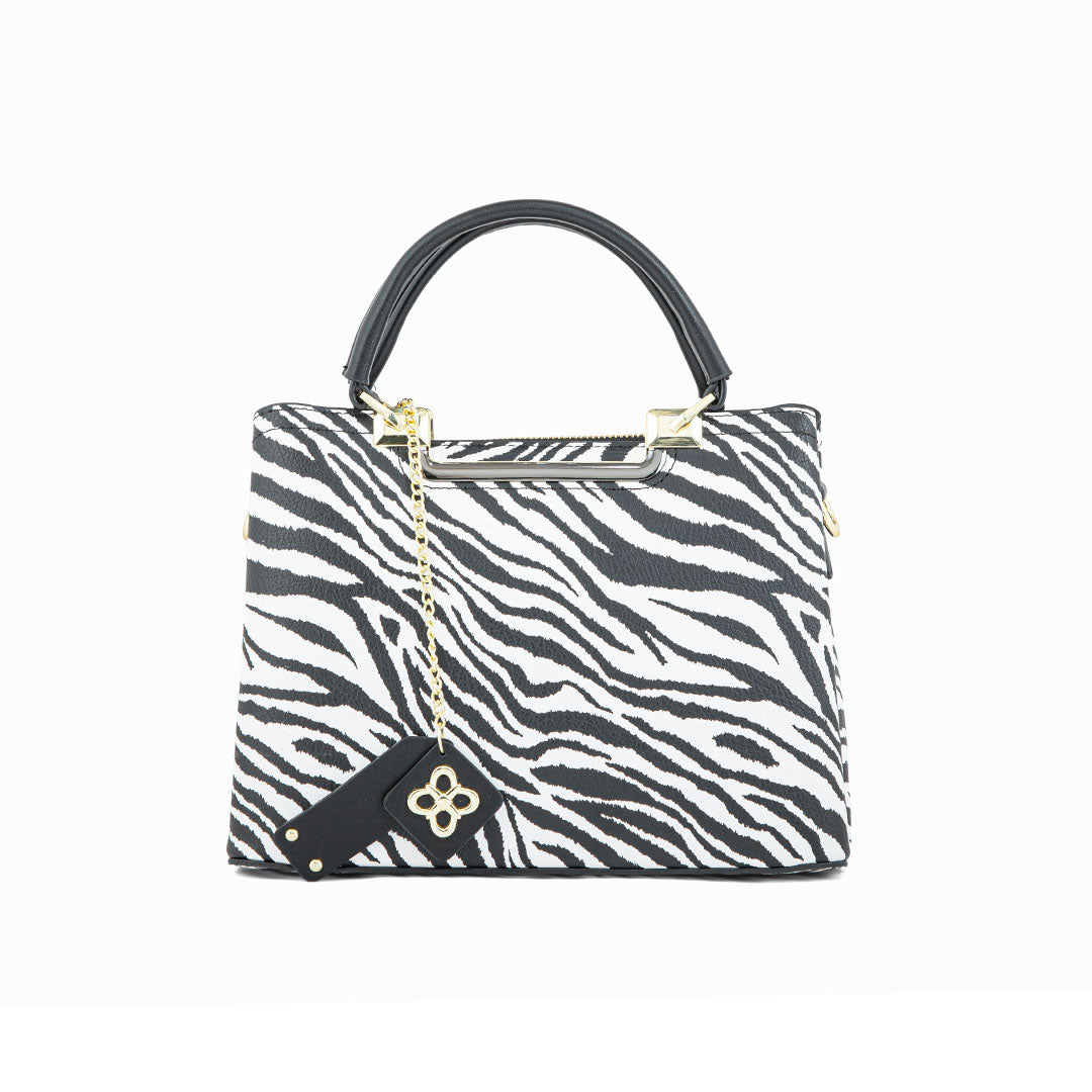 Blkwht Formal Hand Bag P36286