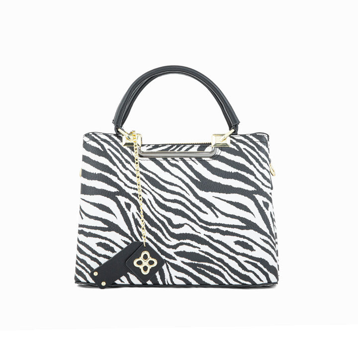 Blkwht Formal Hand Bag P36286