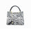 Blkwht Formal Hand Bag P36286