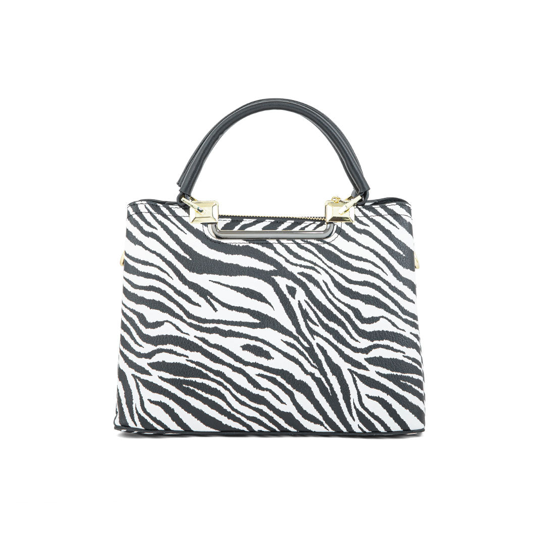 Blkwht Formal Hand Bag P36286