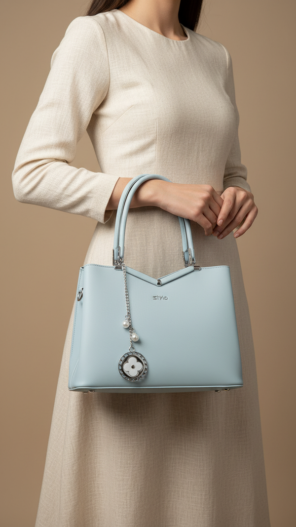 Blue Formal Hand Bag P36287