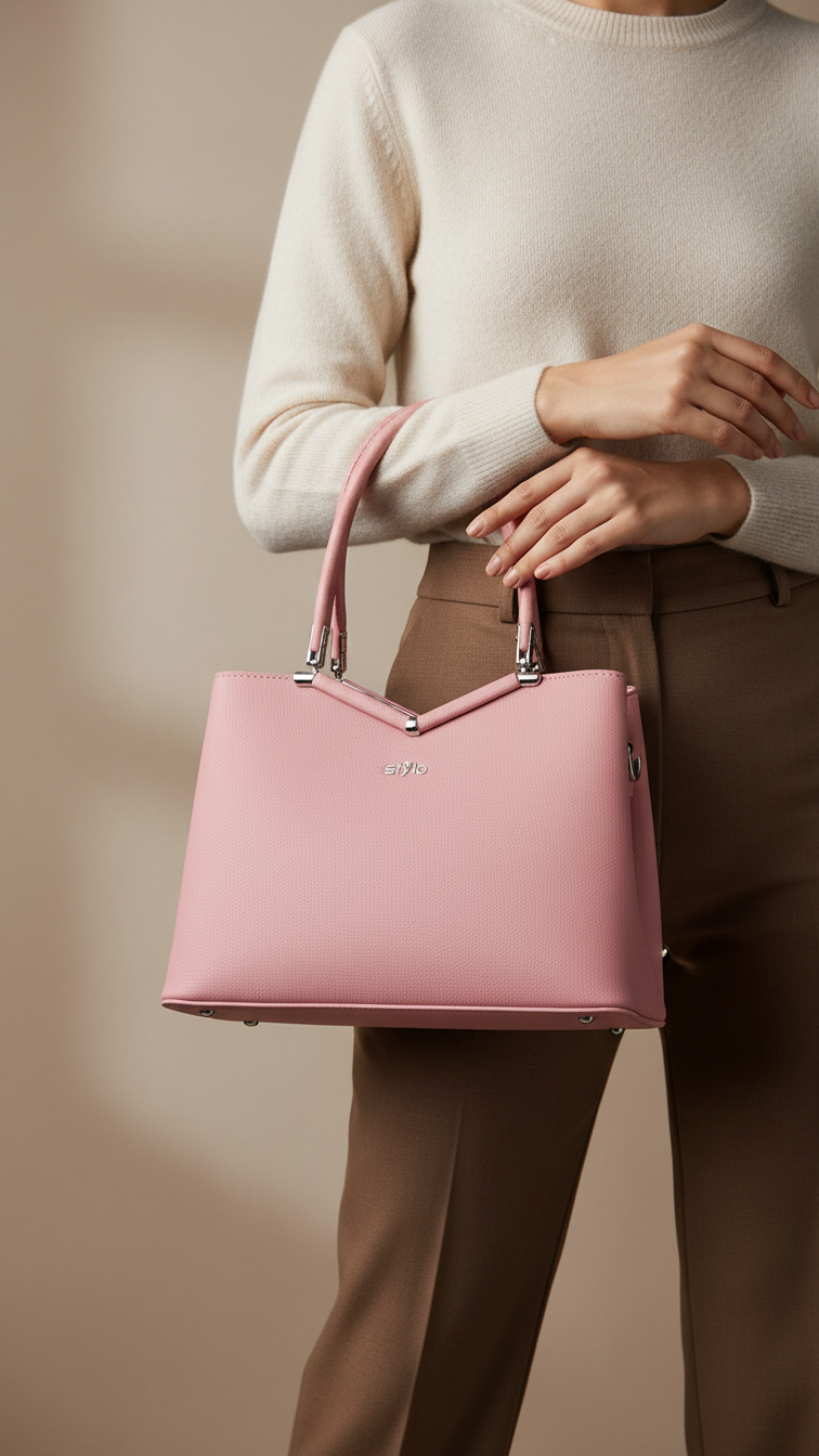 Pink Formal Hand Bag P36287