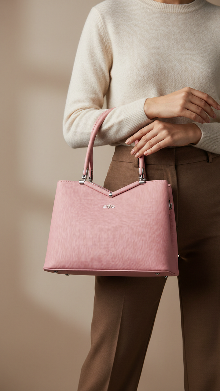 Pink Formal Hand Bag P36287