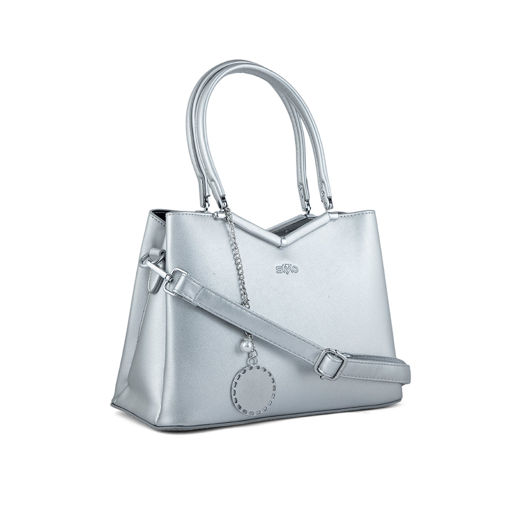 Grey Formal Hand Bag P36287