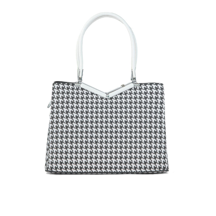 White Formal Hand Bag P36287