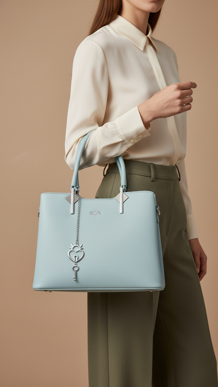 Blue Formal Hand Bag P36288