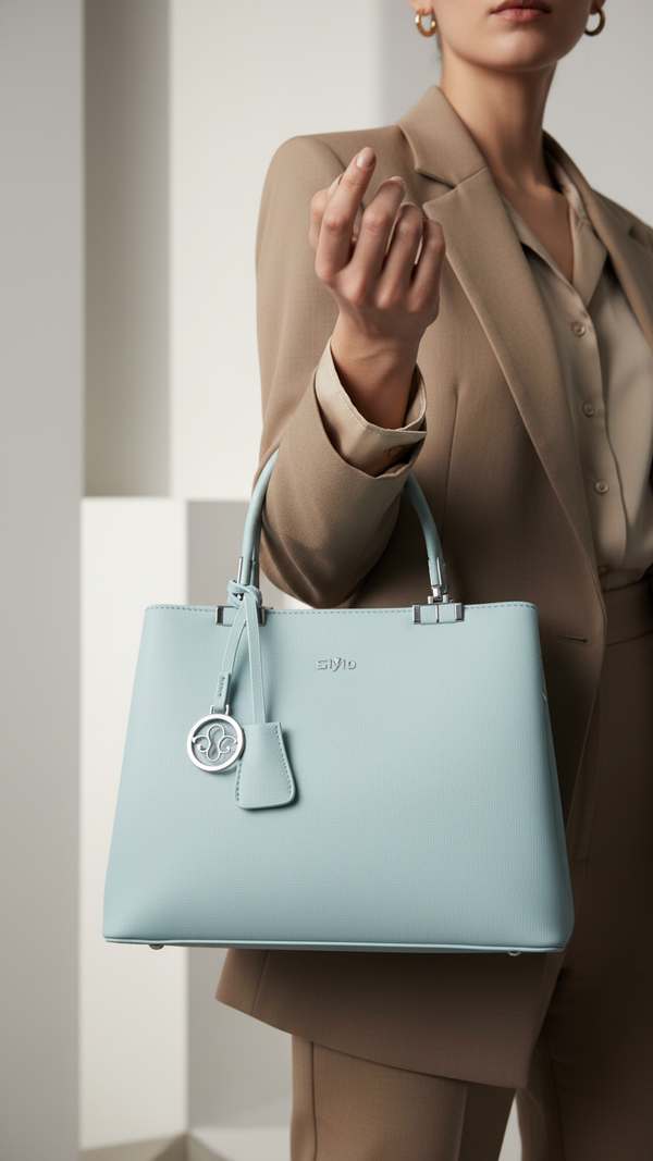 Blue Formal Hand Bag P36289