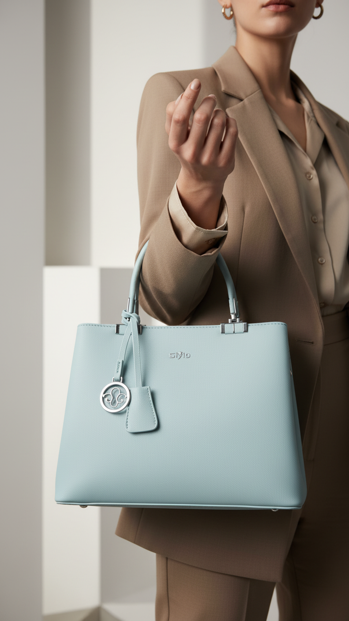 Blue Formal Hand Bag P36289