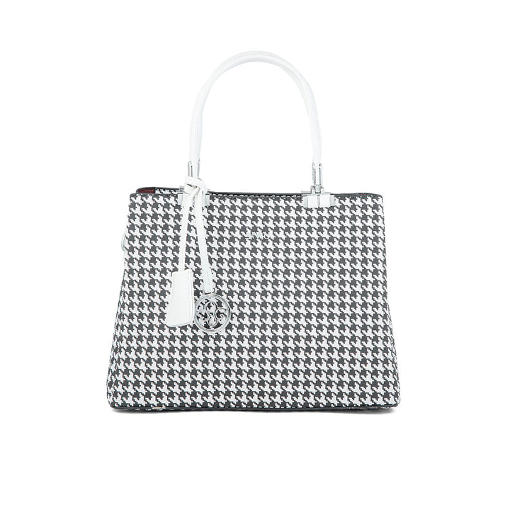 White Formal Hand Bag P36289