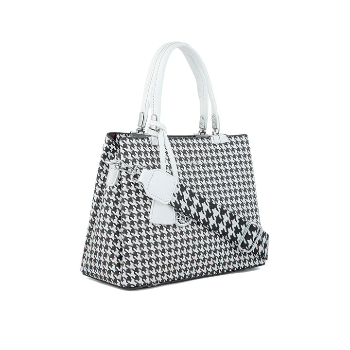 White Formal Hand Bag P36289