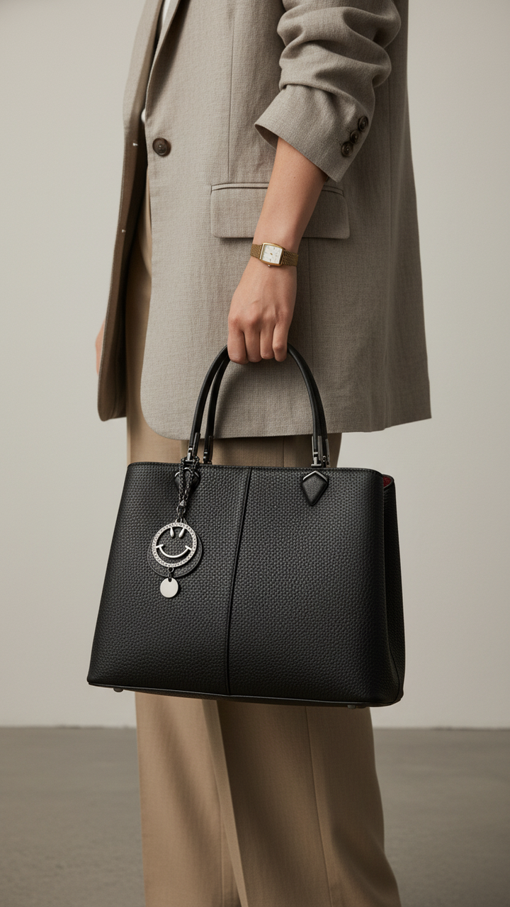 Black Formal Hand Bag P36290